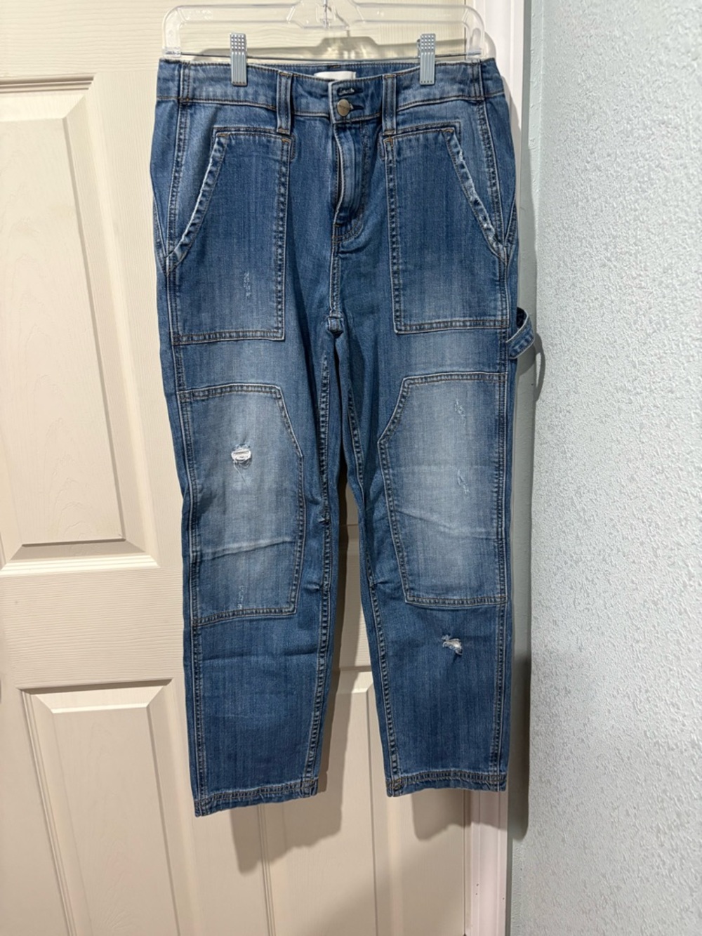 DRIFTWOOD Bodega Carpenter Distressed cargo jeans